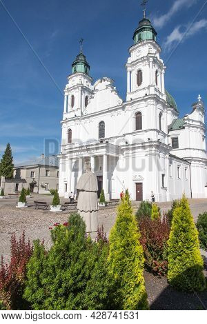 Monument To The Primate Of Poland, Cardinal Stefan Wyszyński, Who Is To Be Soon Blessed, Standing In