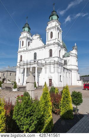Monument To The Primate Of Poland, Cardinal Stefan Wyszyński, Who Is To Be Soon Blessed, Standing In