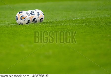 Rio, Brazil - August 3, 2021: Oficial Ball In Match Between Fluminense Vs Cerro Porteno By Round Of 