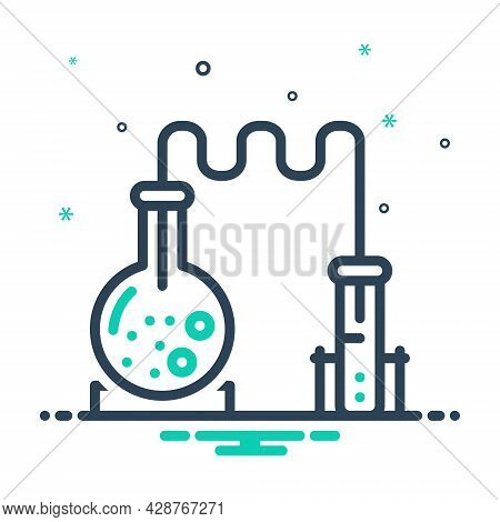 Mix Icon For Science Forensis Formula Helix Research Beaker Scientific