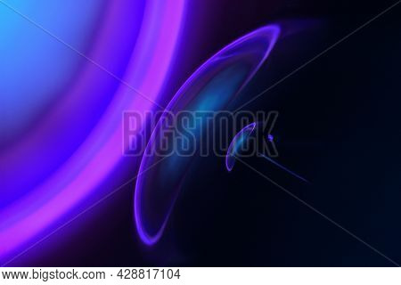 Light background with sunset projector lamp