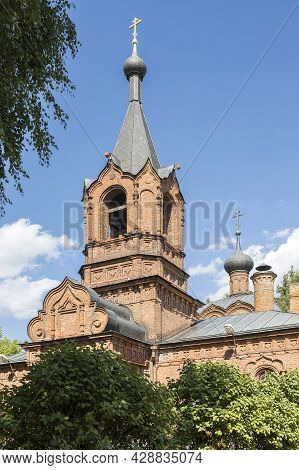 Serpukhov, Russia - June 18, 2021: Pokrova Presvyatoy Bogoroditsy Church,