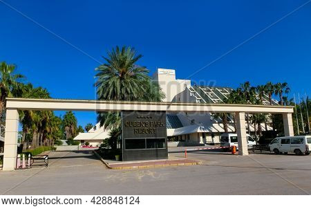 Goynuk, Antalya, Turkey - May 11, 2021: Turkey, Goynuk, Queens Park Goynuk Hotel 5 Stars At Goynuk, 
