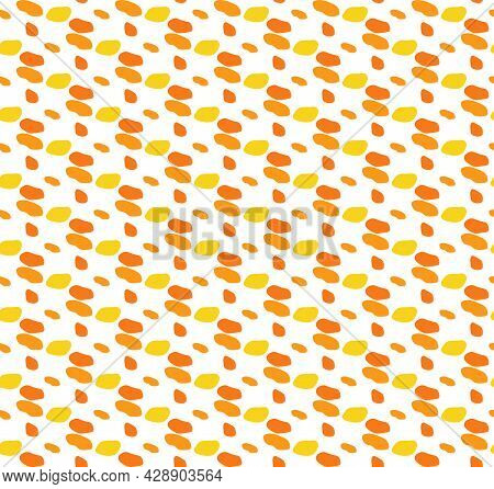 Spot Point Pattern. Trendy Repeating Texture Print, Background. Vector Illustration