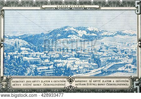 Scene Of Banska Bystricka From Czechoslovak Money