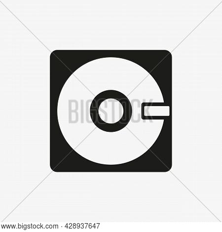 Floppy Disk Icon In Design Style. Usage For Web And Mobile Ui Design.