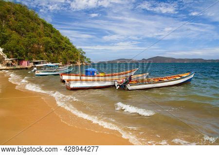 Fishing Boats On Playa Cochaima, Santa Fe - Venezuela