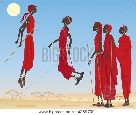 Masai dansen