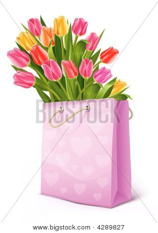 Kytice Tulipán v sáčku