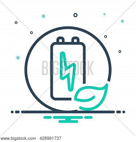 Mix Icon For Renewable-energy Renewable Energy Sustainable Inexhaustible Viable Limitless Bountiful 