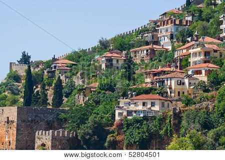 Turkish houses in Alanya