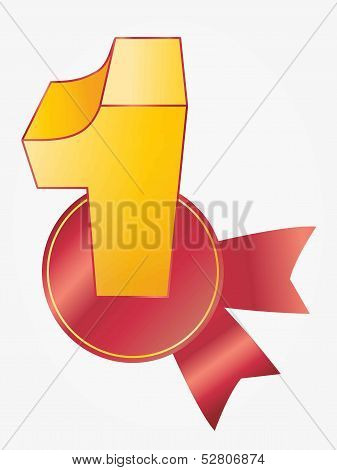 Winner Ribbon First Place