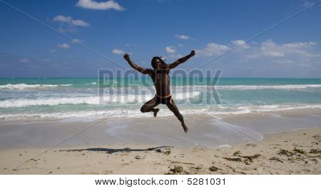 Springning mand i Cuba