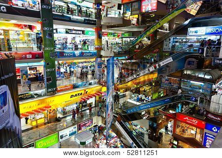 Inside The Pantip Plaza, The Bigges Electronic And Software Shopping Complex In Thailand