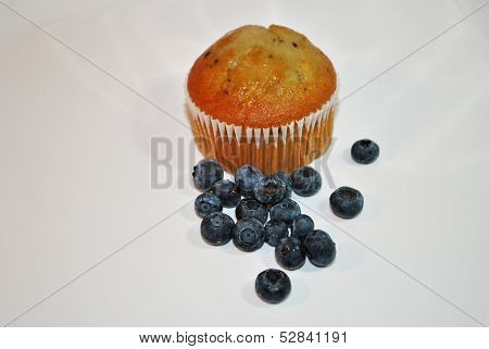 Delicious Muffin with Blueberries
