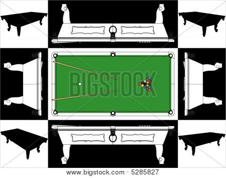 Bilard Snooker stół Base...