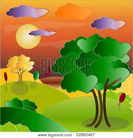 Landscape Green Tree
