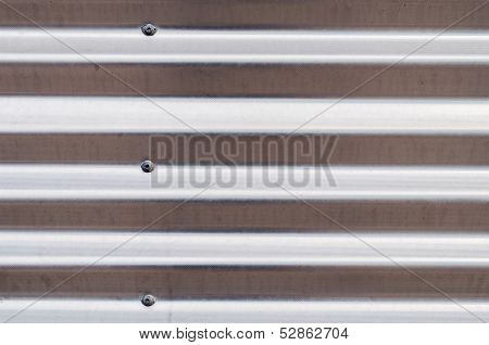 Silver Corrugated Sheet Metal