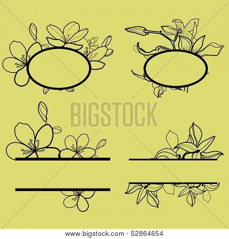 Floral design elements