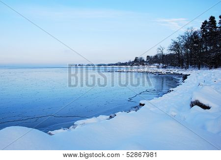 Bay With New Ice