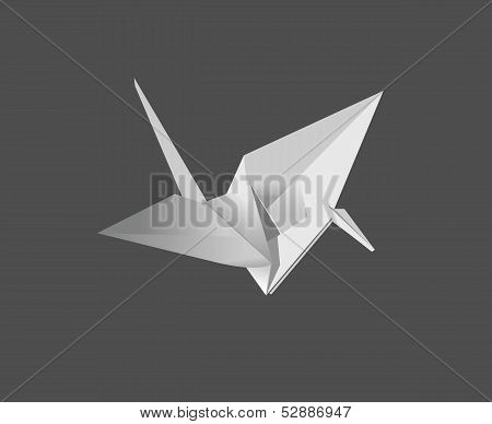 origami bird paper