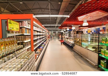 VITEBSK, BELARUS - JULY 19: Shopping center 