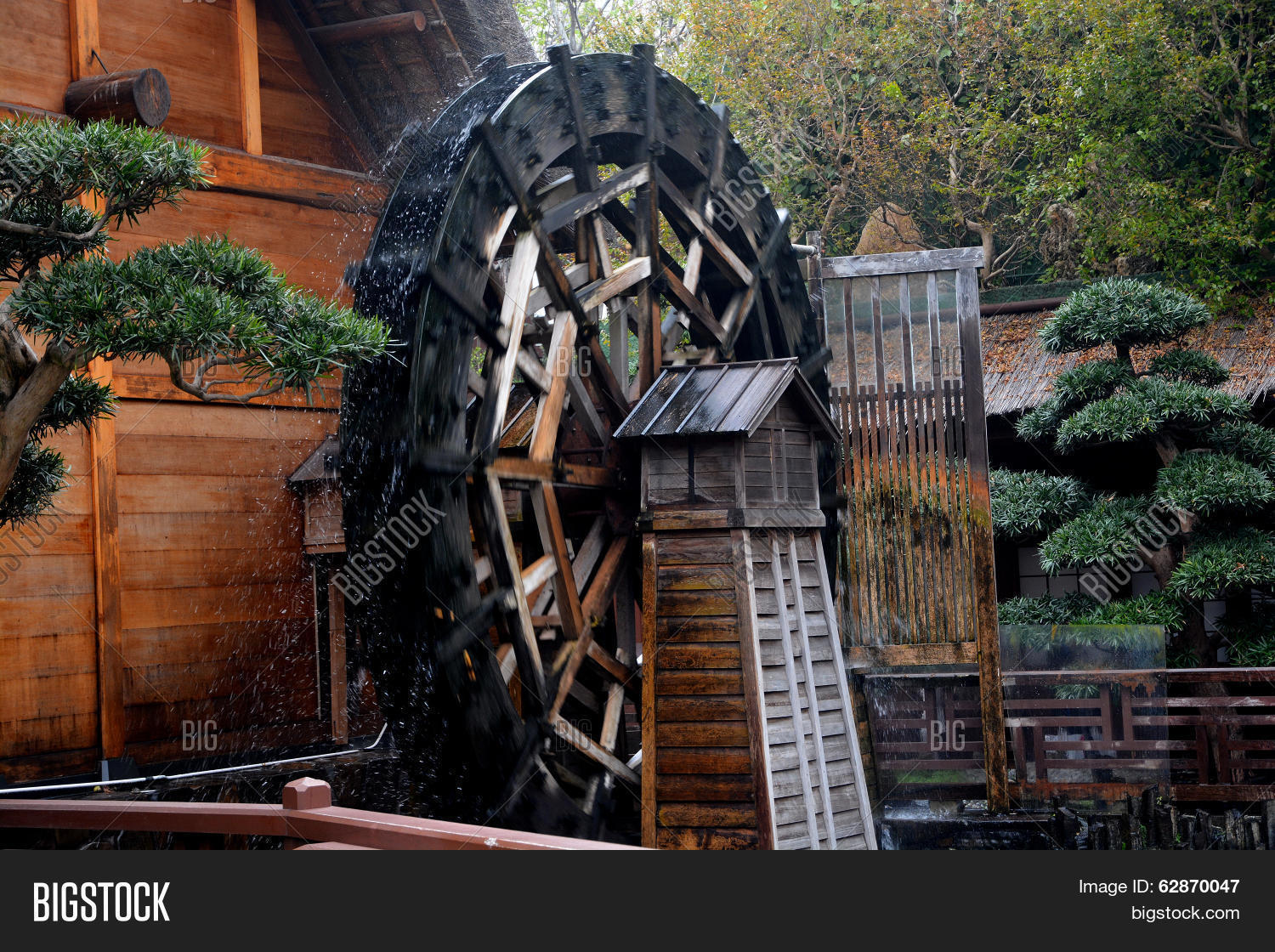 Water Wheel Mill Image & Photo (Free Trial) Bigstock