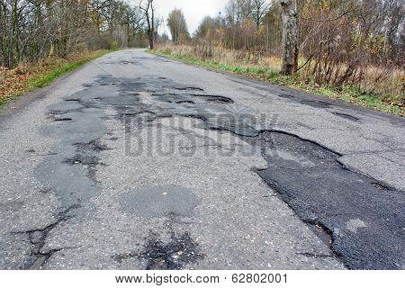 Damaged Asphalt