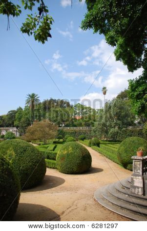 Kouzelný Ajuda zahrada v Lisabon, Portugalsko