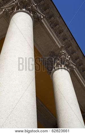 Columns Of St. Luigi Church, Milan