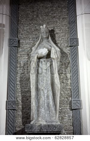 Cracow Lagiewniki - The centre of Pope John Paul II. Unique reliefs from salt in the chapel St Kinga