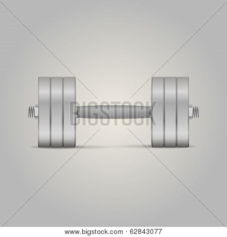 Illustration of dumbbell