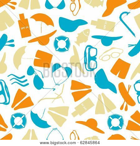 summer and beach color pattern eps10