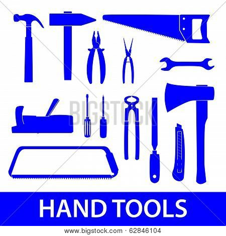 hand tools icon set eps10