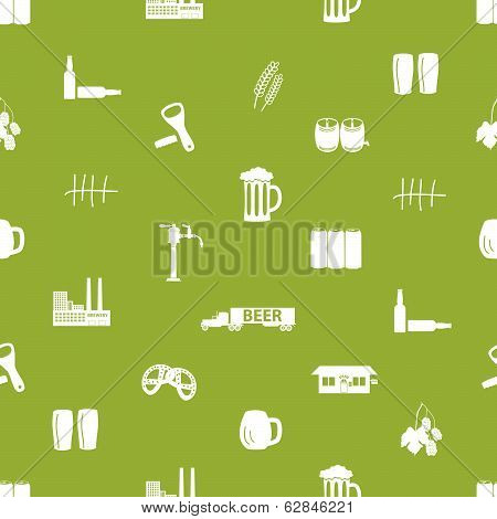 beer icon pattern eps10