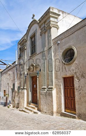 Historical church. Ginosa. Puglia. Italy.