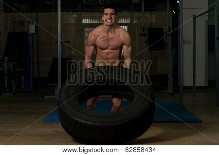 Workout By Doing A Tire Flip