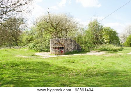 Bunker Pillbox Great World War 1 Flanders Belgium