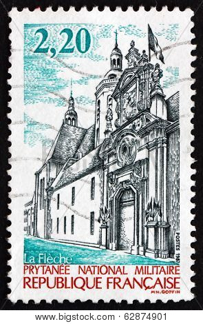 Postage Stamp France 1987 La Fleche National Military School