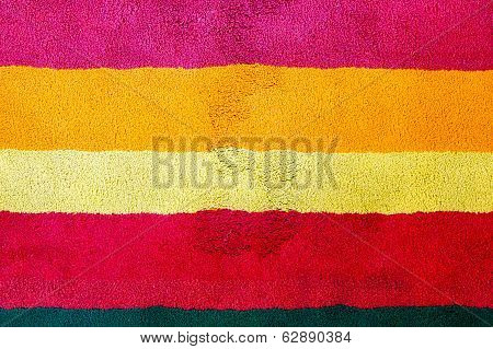 Carpets Of Different Colors Close-up