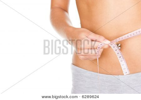 Mujer con medida