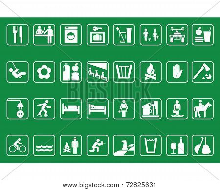 Hotel icons