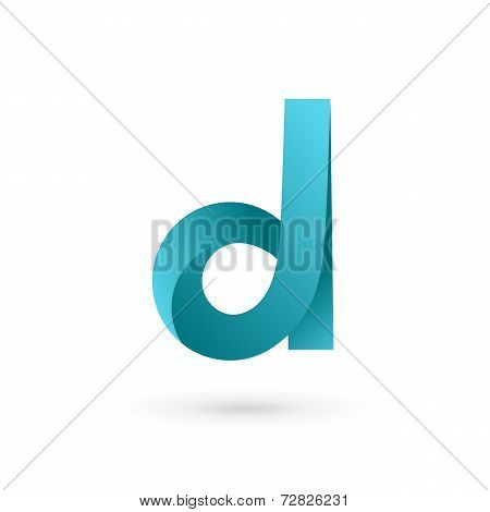 Letter D logo icon design template elements. Vector color sign.