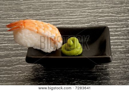 räkor och wasabi