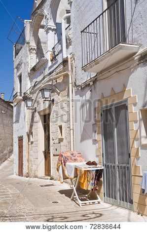 Alleyway. Laterza. Puglia. Italy.