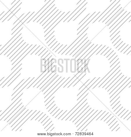Simple Geometric Vector Pattern - Diagonal Lines On White Background