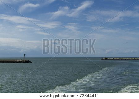 Dunkirk - Modern Day Entrance To Harbour.