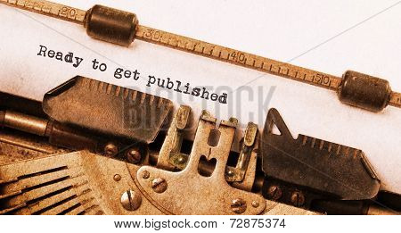 Vintage Typewriter