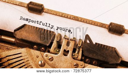 Vintage Typewriter