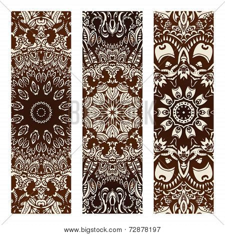 Vintage vector tribal ethnic banner